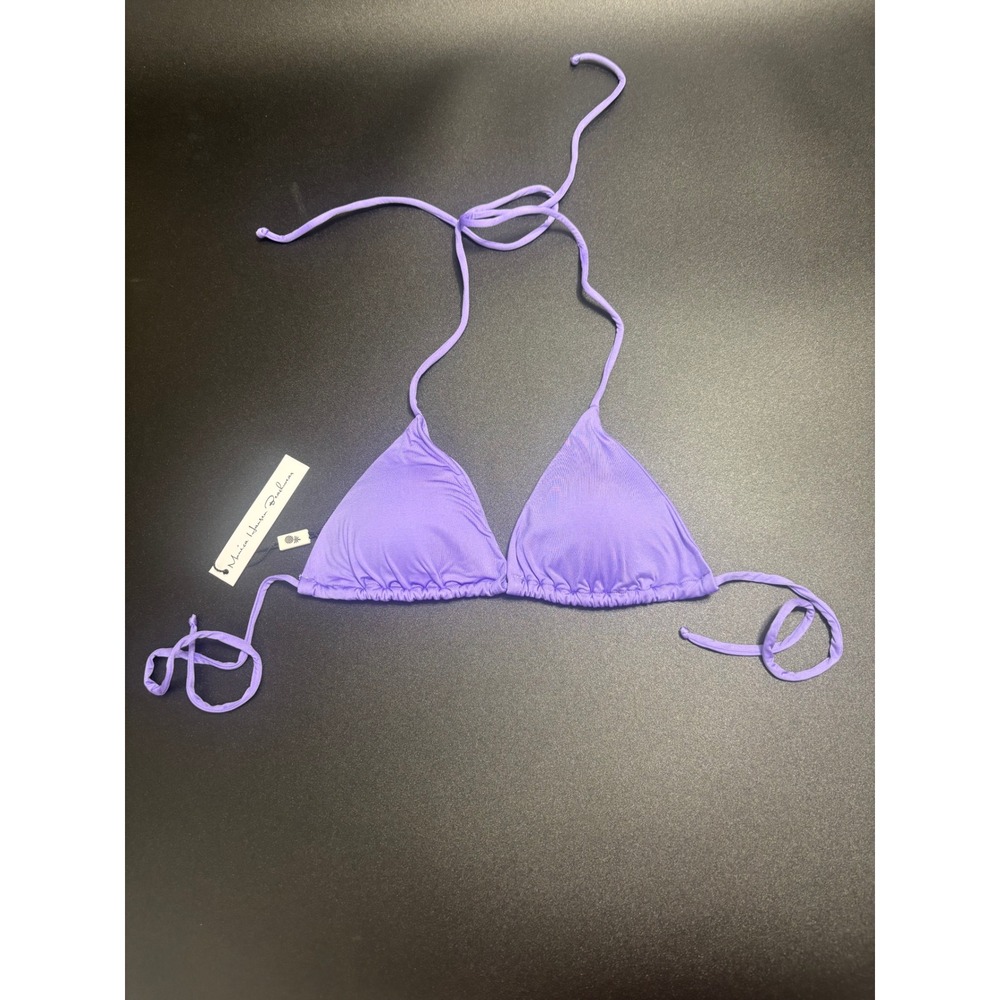 Purple Triangle Bikini Top